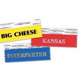 Attendee Award Ribbon w/ Gold Foil Imprint (4"x1 5/8")